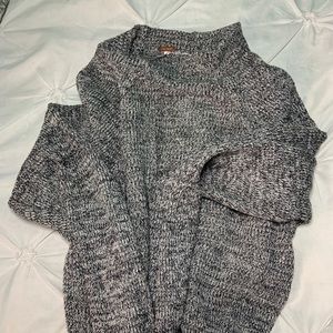 Free People Grey and black Sweatshirt